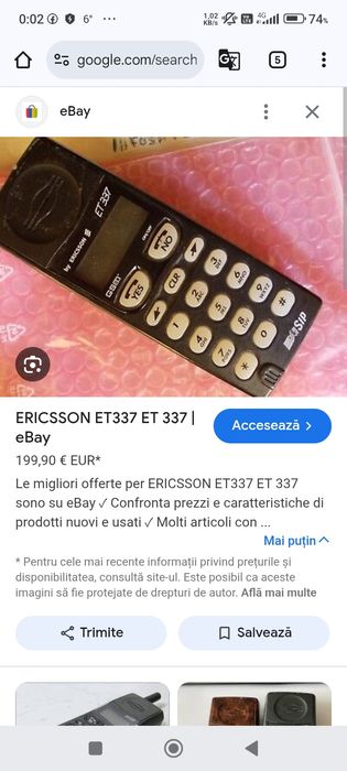 Telefon Ericsson ET 337 SIP