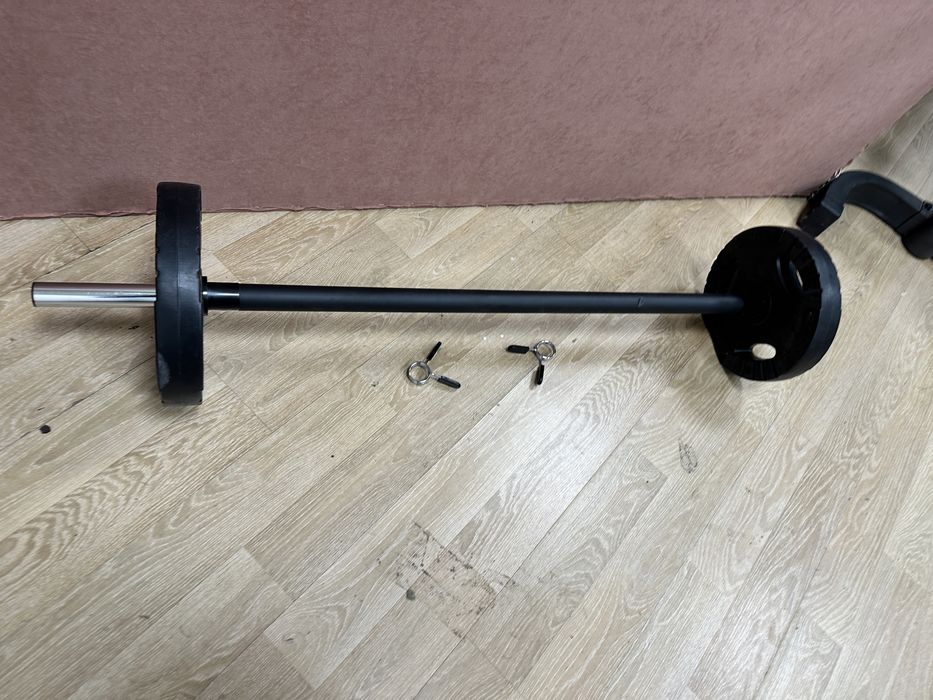 Bara haltera+discuri 2x5 kg=10 kg noi germani pret promo