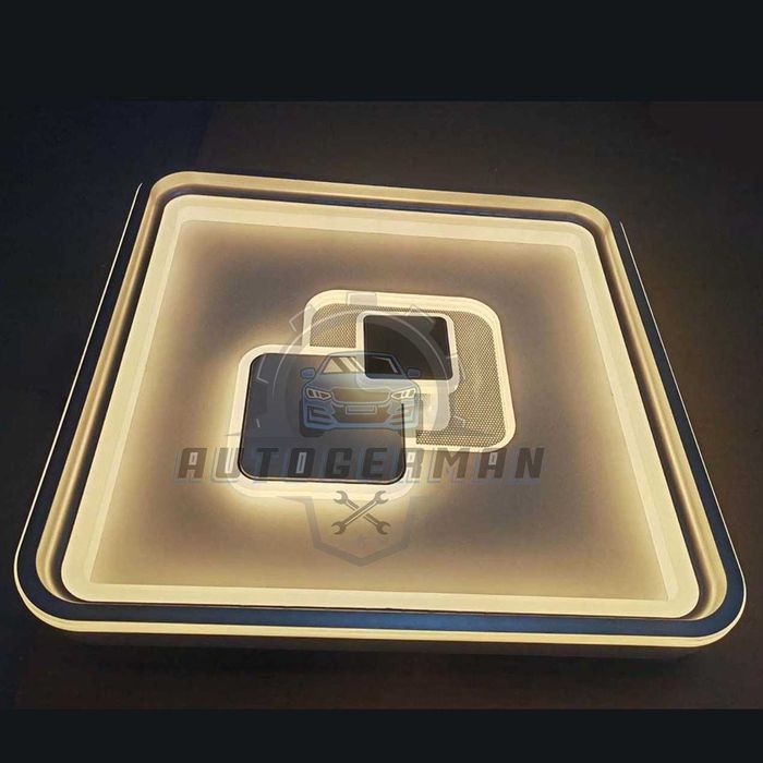 Осветление за тавана 100w Стилен дизайн квадратна форма лампа