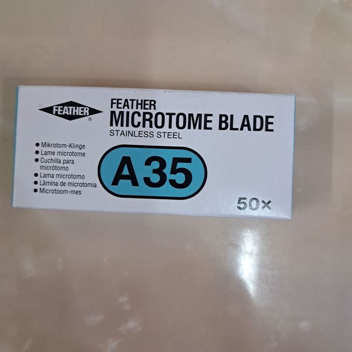 Лезвия микротомные одноразовые Feather A35