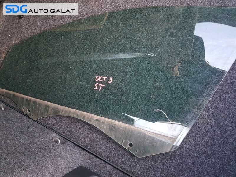 Geam Sticla Usa Portiera Stanga Fata Sofer Skoda Octavia 3 2013 - 2017 [Q3484]