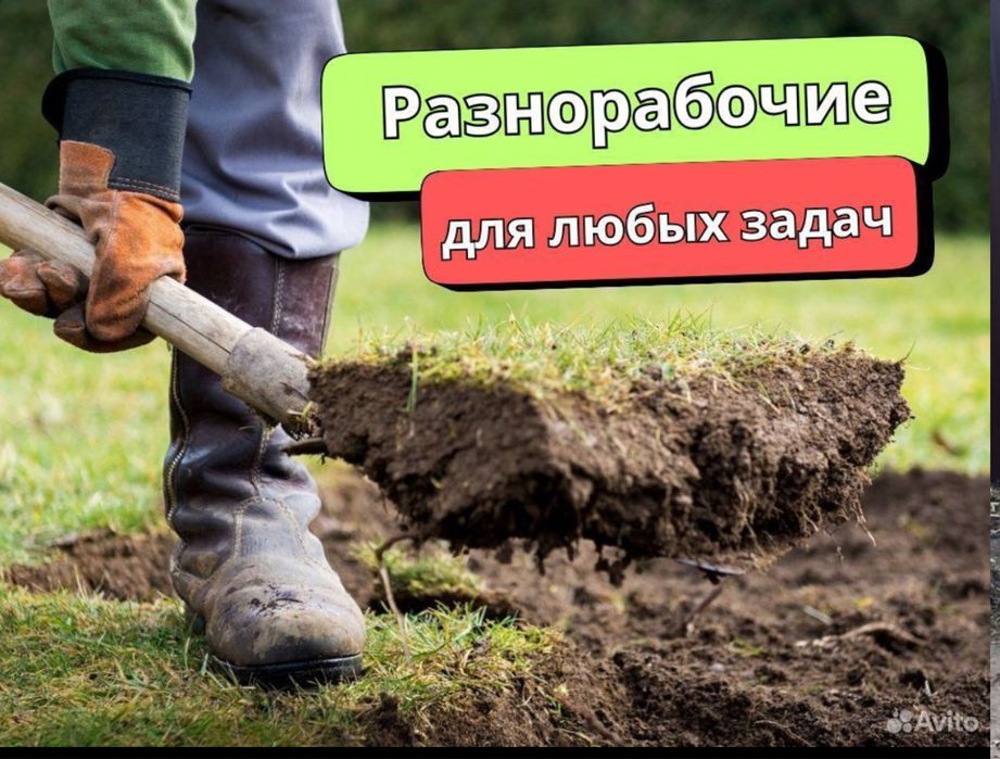 Грузчики , Строители Разнорабочие, уборщики