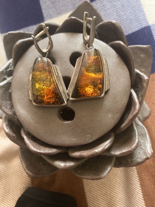 Серьги серебро925 проба