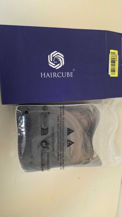 Perucă HAIRCUBE ombre șaten-blond, bob în straturi, sintetică