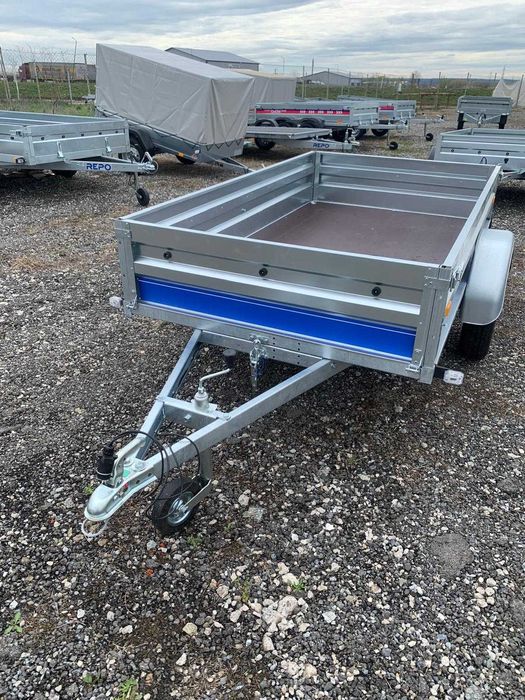 Remorcă 750 kg Vesta Trailers 232x131x38cm Sasiu Sudast si Basculare
