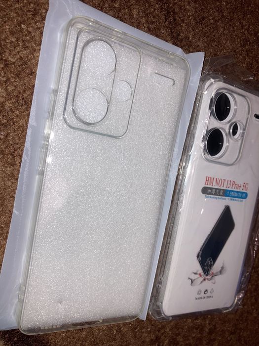 Противоударен+ втори силиконов кейсове за Xiaomi Redmi Note 13 Pro+ 5G