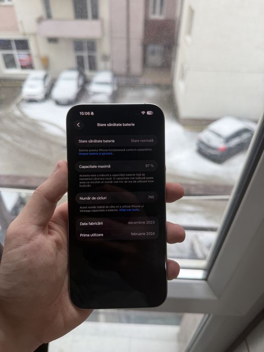 Vand Iphone 15 pro max 256GB