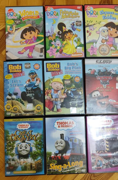DVD диски мультфильмы 19 штук