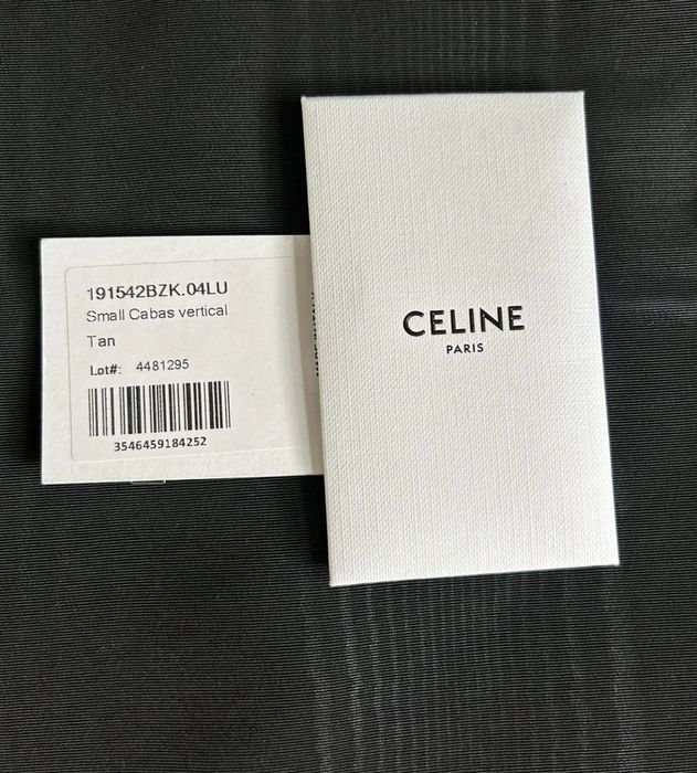 Celine vertical cabas tote