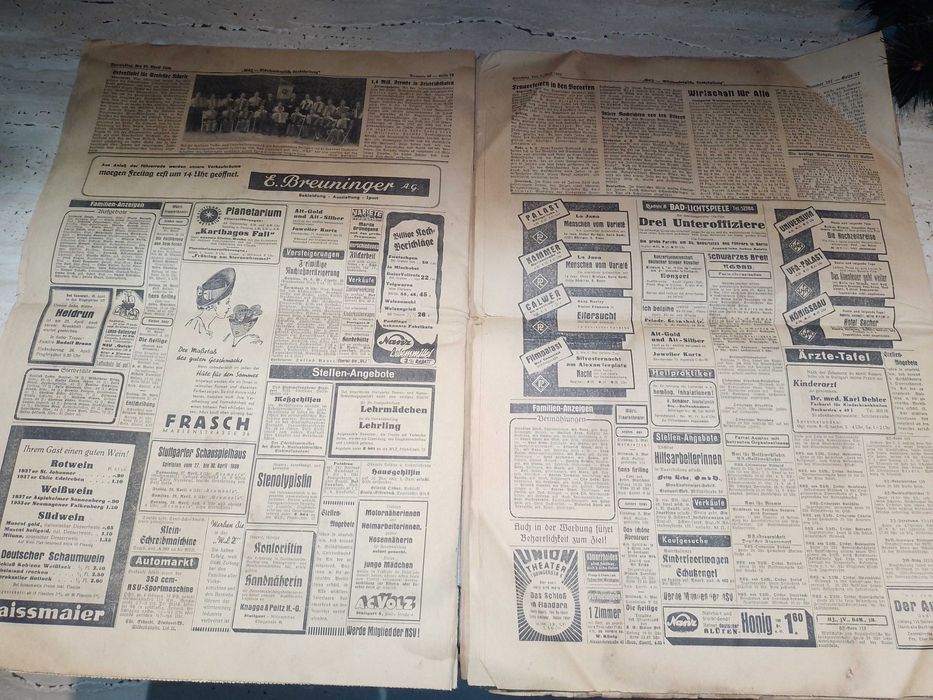 Colectie rara, unicat de ziare WW2 - Germania
