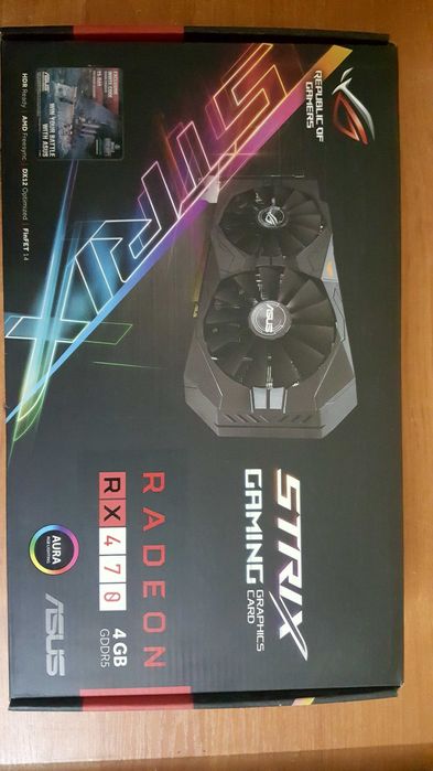 Продам ASUS Strix RX 470 Gaming 4Gb DDR5
