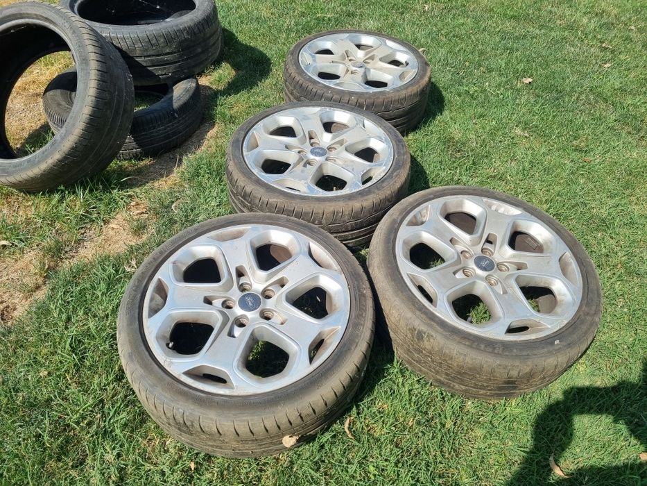 Set 4 jante originale Ford R18 + anvelope – 5x108 – Mondeo ST220