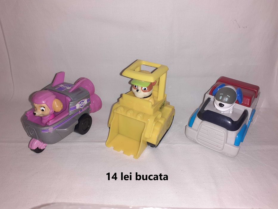 figurine masinute Patrula Catelusilor Paw Patrol Eroi in Pijama