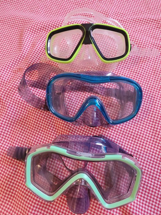 Lot 3 bucăți copii ochelari ski Poseidon