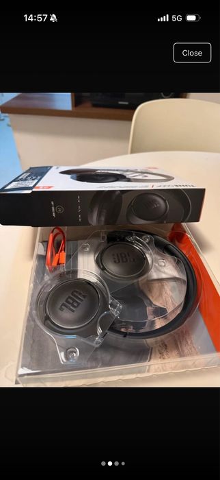 Casti On Ear JBL Tune 500, Wireless, Bluetooth, Autonomie 16 ore, Negru