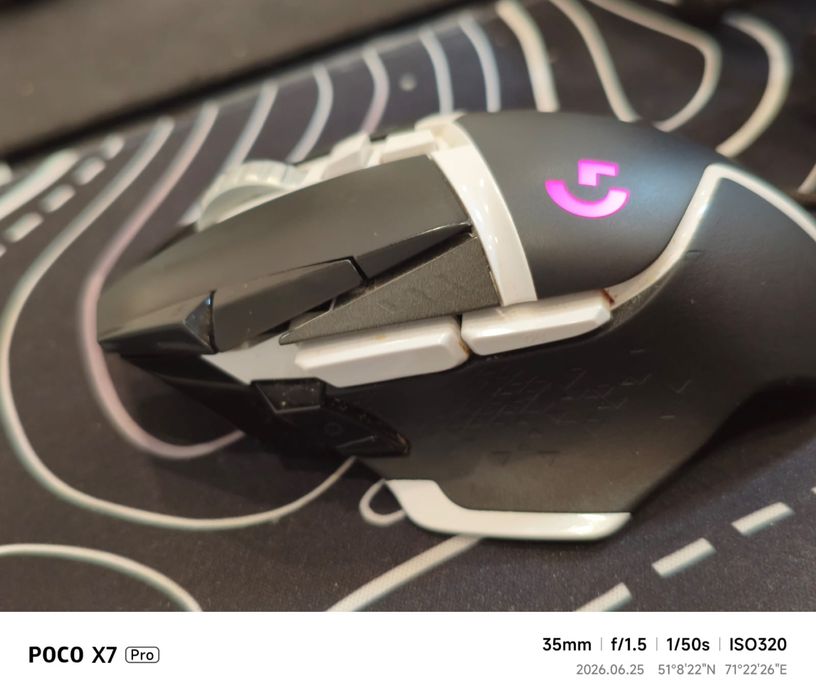 Logitech G502 SE HERO, Black-White, USB