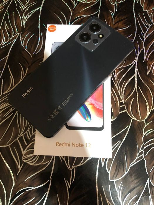 Redmi note 12 onxy gray 4GB Ram 128GB Rom