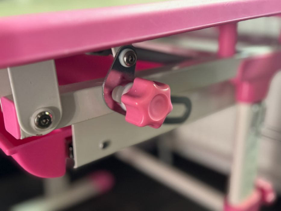 Set birou si scaun copii ergonomic reglabil in înălțime ErgoK IVY roz