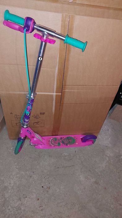 Trotineta copii, pliabila, cu frana, Oxelo Play 5 Violet