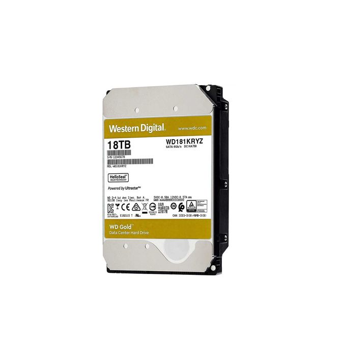 | Жесткий диск HDD 18TB WD Gold WD181KRYZ SATA 7200rpm