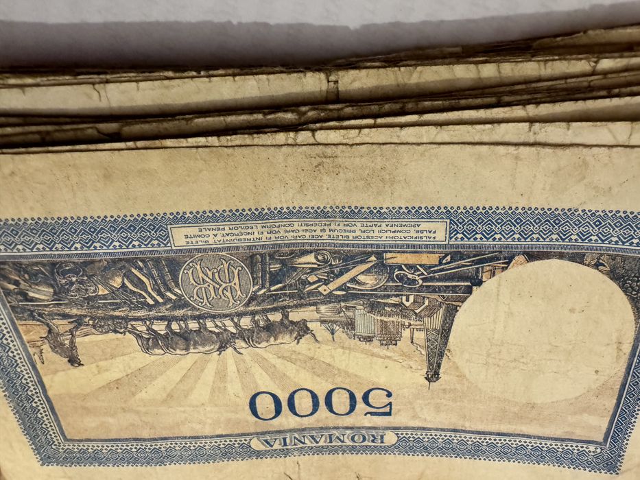 Colectie bancnote 5000 Lei din 1945