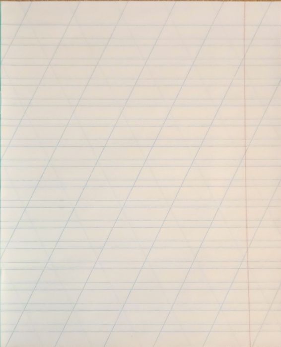 Тетрадь в косую линию