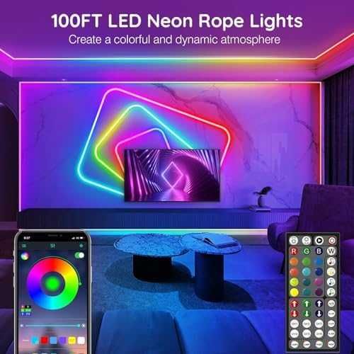 AILBTON RGB неон LED лента 30м App IP65