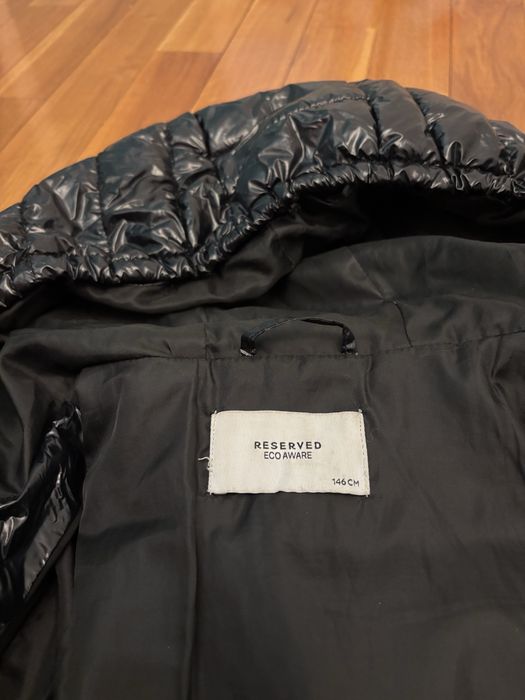 Jacheta fetita 146 cm Reserved, neagra