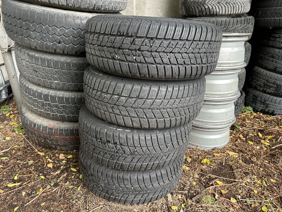 5бр Джанти VW 15цола 5х112 с зимни гуми 15 цола