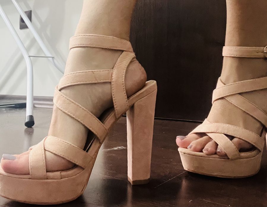 Летни високи сандали