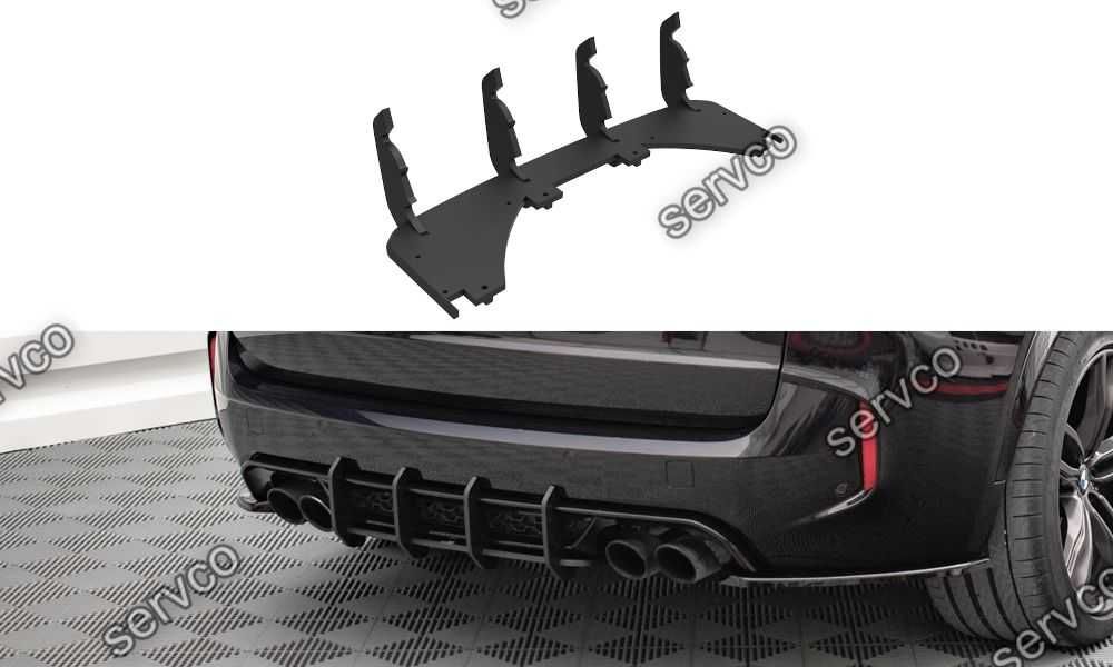 Prelungire difuzor bara spate Bmw X5 M F15 F85 2014-2018 v4 - Maxton