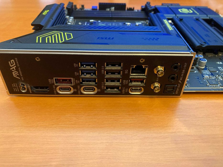 дъно MIS MAG X870 TOMAHAWK WIFI - частично работещо (1 слот/канал RAM)