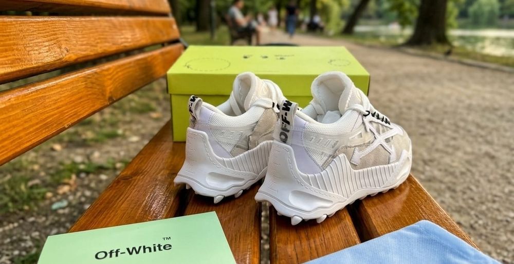 Adidasi Off White Odsy Alb Full Box