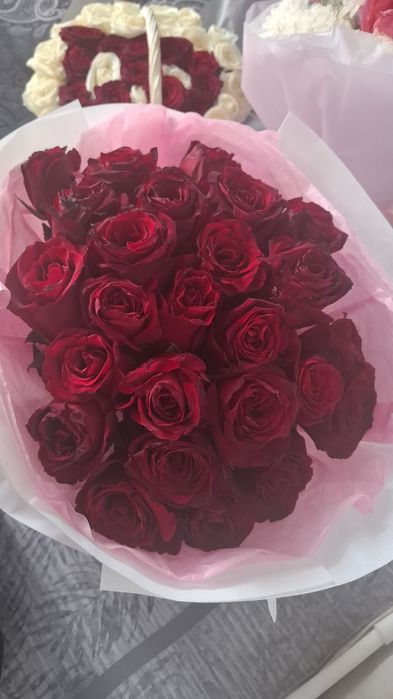 Цветы букет 41 роза 25 роза