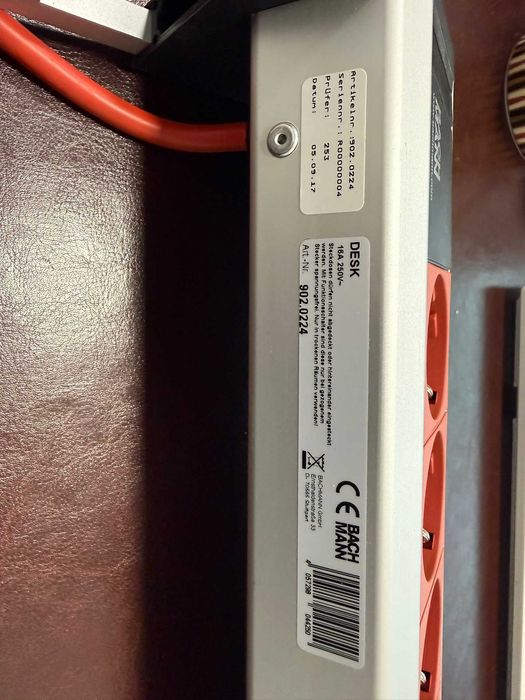30 BUC. Prelungitor Bachmann cu 4 prize, 2 x RJ45, 2 USB; Cablu 2,5 m