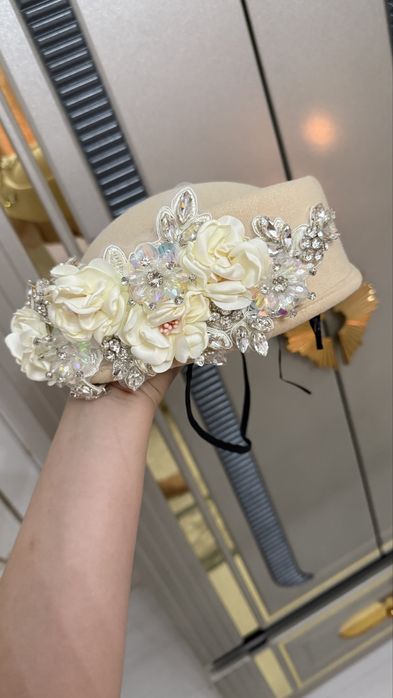 Тюбетейка айвори