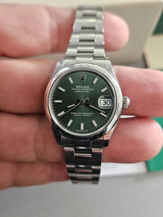 Rolex Datejust 31 Green Dial Full Set 2024