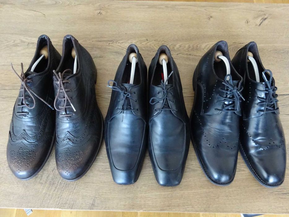 LLOYD POLAR Germania Pantofi din Piele Autentică Lăcuită Bărbați 42,5