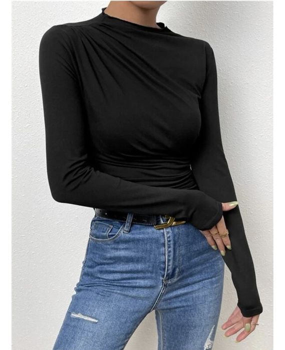 Кофта бордовый и черный