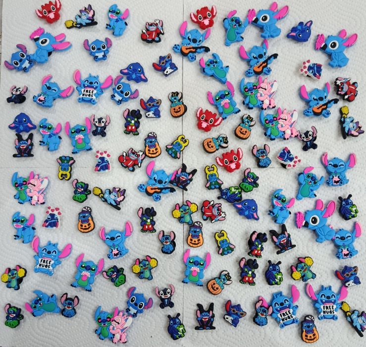 Джибитс набор стич, украшения для обуви, Jibbitz на crocs