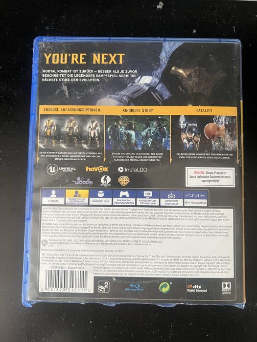 Mortal kombat 11  ps4