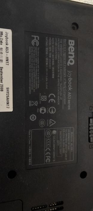 Части за лаптоп  Benq joy book A53