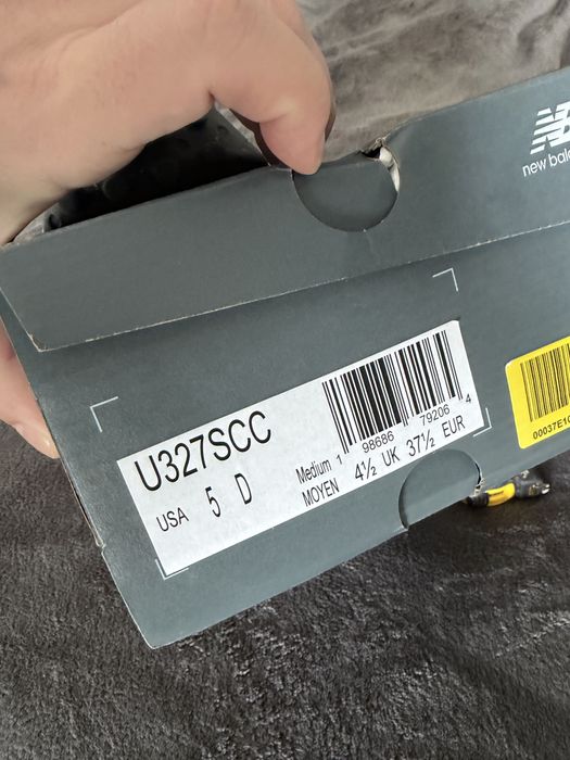 New Balance 327 culoare gri inchis marimea 37.5 noi originali