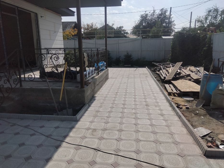 Укладка брусчатки
