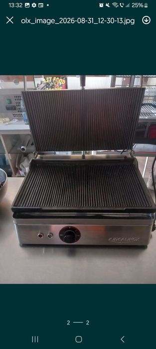 Gratar electric profesional.IDEAL INOX.,în stare foarte buna.carcasă inox. Placa striata pt gratar. Termostat reglabil.Este nou doar probat.i