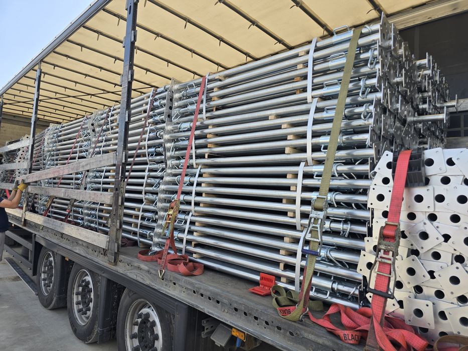 Popi metalici galvanizati  3.6 m extinsi