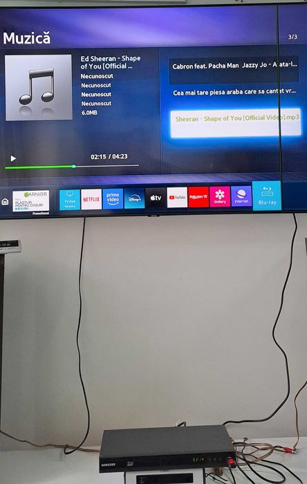 Player 3D Blu-ray Samsung BD-E5500 – USB (MKV/HDD) – Smart Hub – HDMI