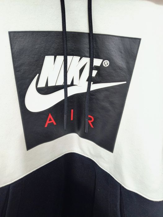 Hanorac marca Nike Air mărime S culoare alb și negru