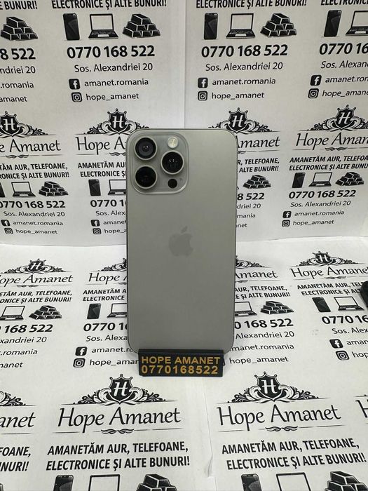 HOPE AMANET P1/ IPHONE 15 Pro Max 256 GB 83 Bat #40469
