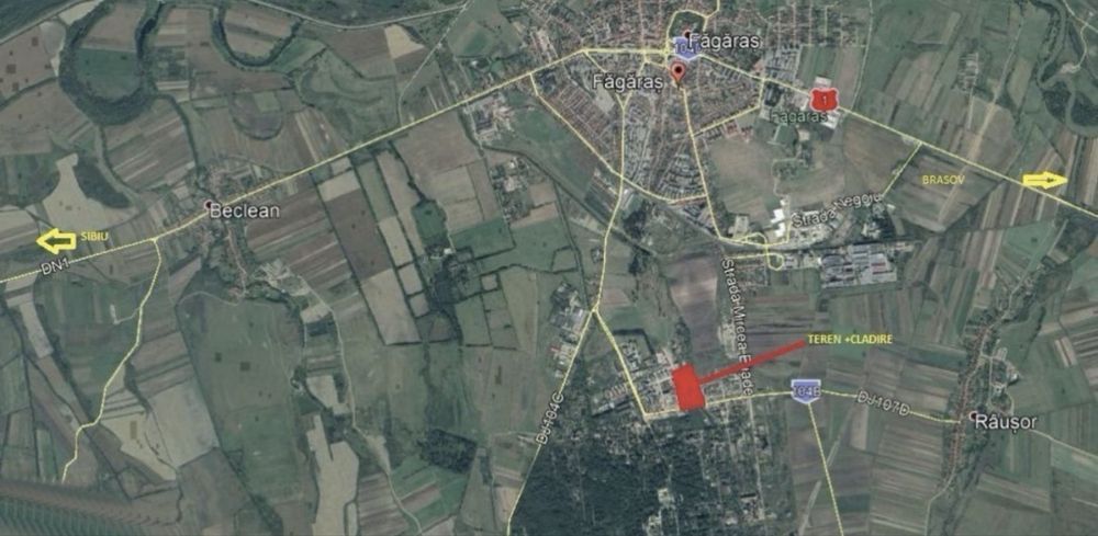 Teren Intravilan Fagaras 3.518 MP / Utilitati